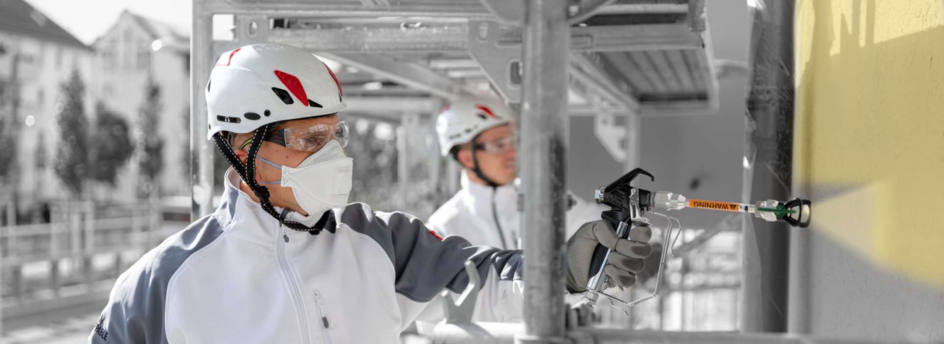 Santiye Son Kat Boya Uygulamalari Şantiye Son Kat Boya Uygulamaları