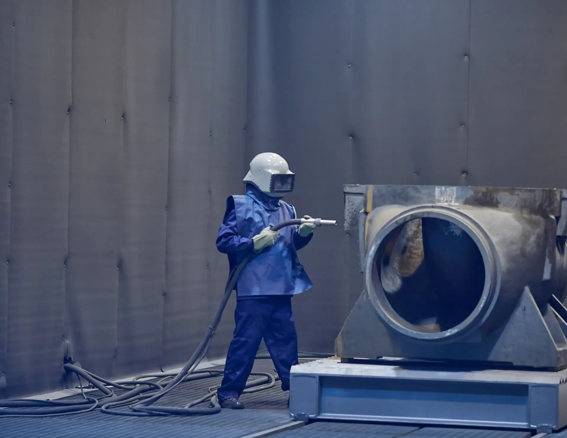 fabrika kumlama Fabrika Bakım Kumlama Boya İşleri