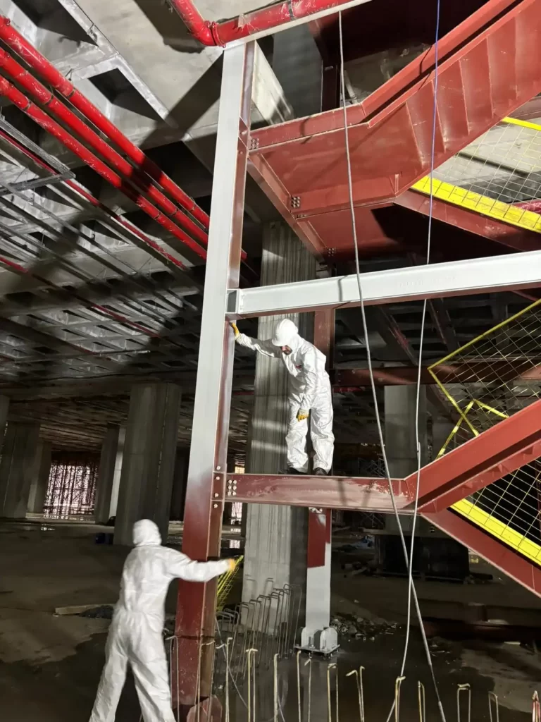 BIM TEPEOREN DEPOSU ASTAR SONKAT BOYA UYGULAMASI 1 BİM TEPEÖREN DEPOSU ASTAR SONKAT BOYA UYGULAMASI