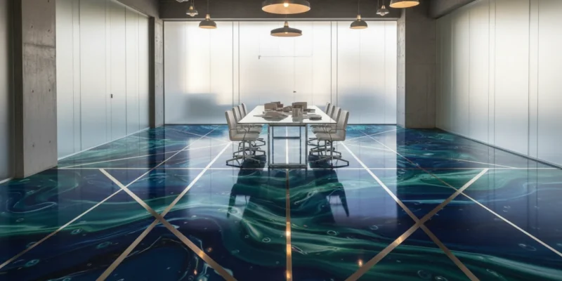 kapak-3D Epoksi Zemin Kaplama