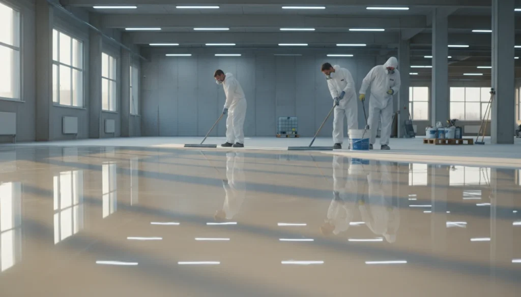 epoksi zemin kaplama nedir 1773071191801 68w92mc Endüstriyel Kumlama ve Boya Ekipmanları