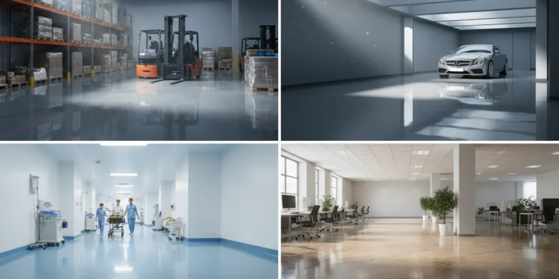 kapak-Epoksi Zemin Kaplama Nerelerde Kullanılır?