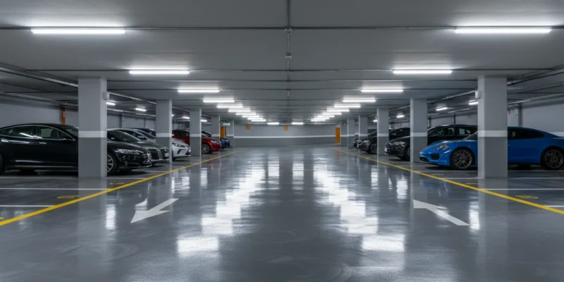 kapak-Otopark Epoksi Zemin Kaplama