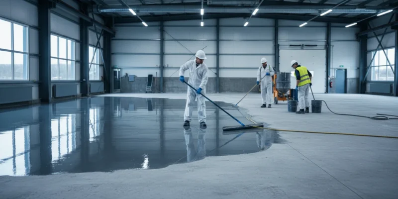 kapak-Profesyonel Epoksi Zemin Kaplama Hizmeti