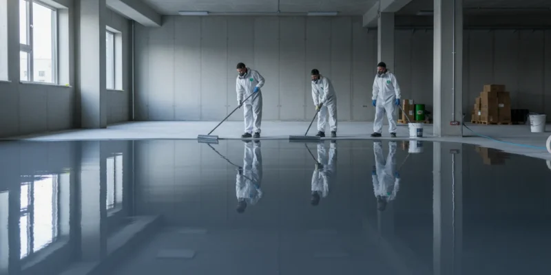 kapak-Self Leveling Epoksi Zemin Kaplama